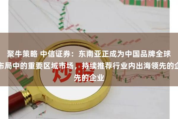 聚牛策略 中信证券：东南亚正成为中国品牌全球化布局中的重要区域市场，持续推荐行业内出海领先的企业